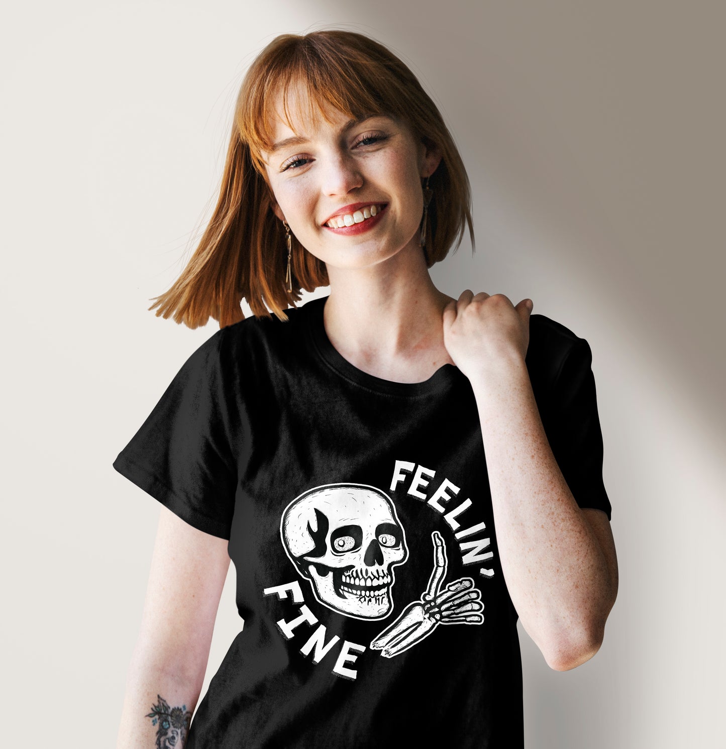 Feelin' Fine Skeleton T-Shirt