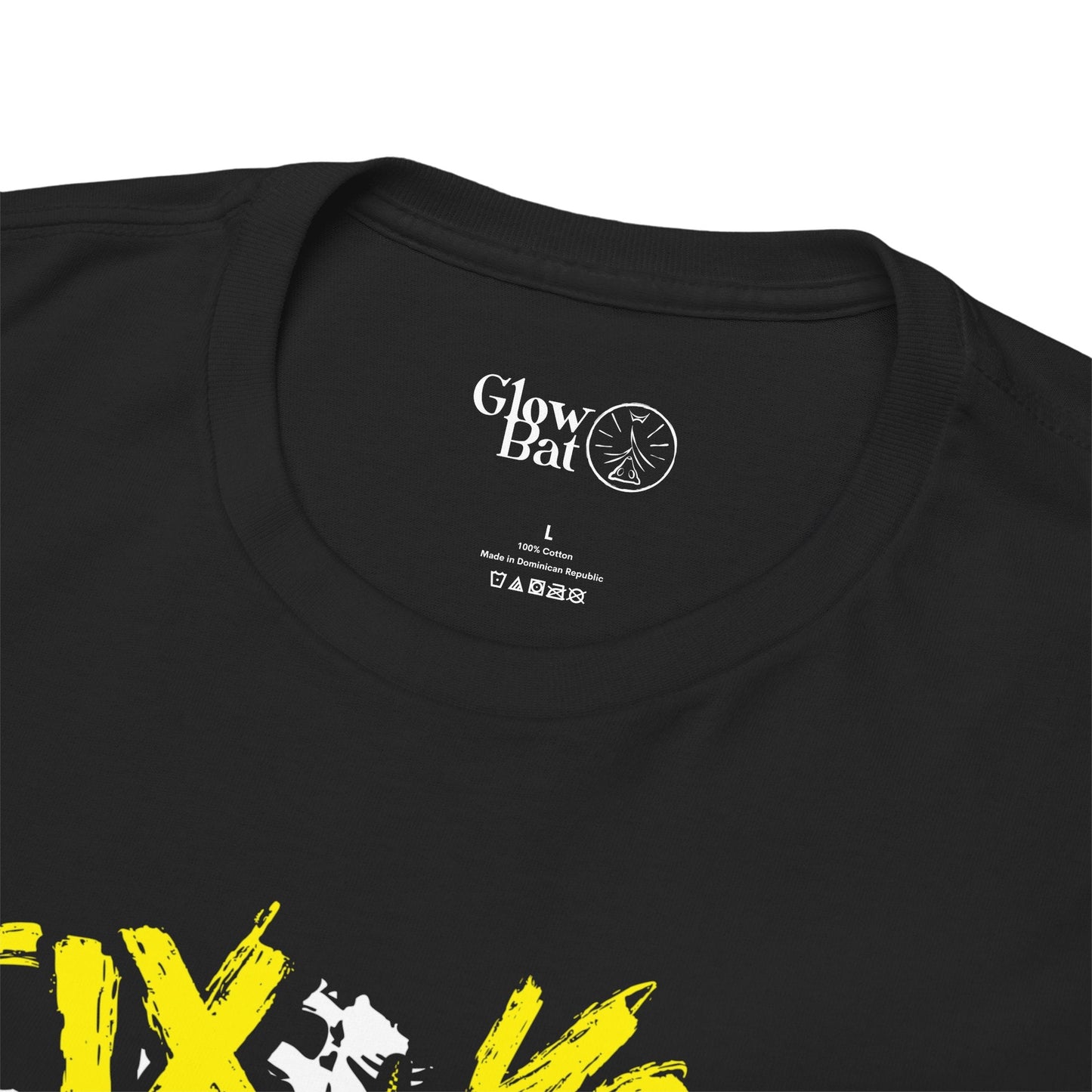 Fix Your Hearts or Die Unisex T-Shirt - Glow Bat
