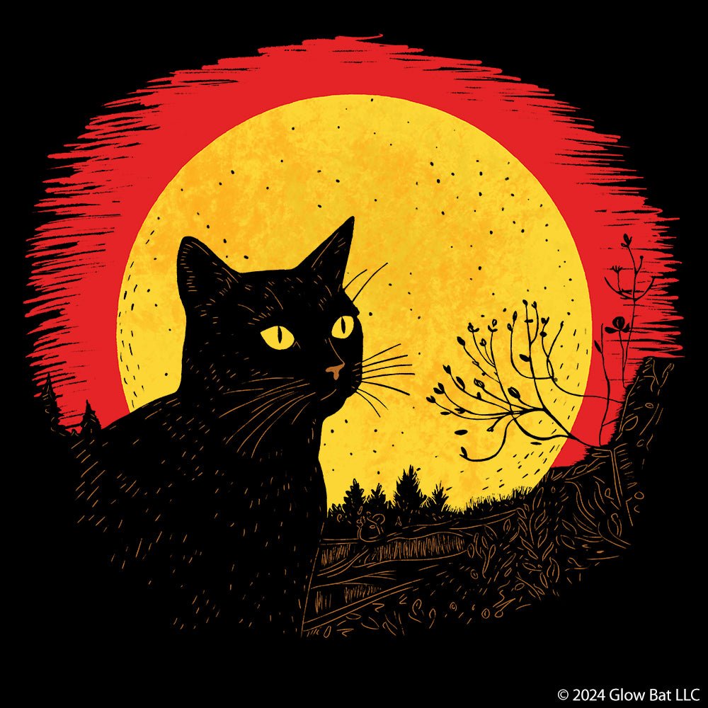 Harvest Moon Black Cat T-Shirt - Glow Bat