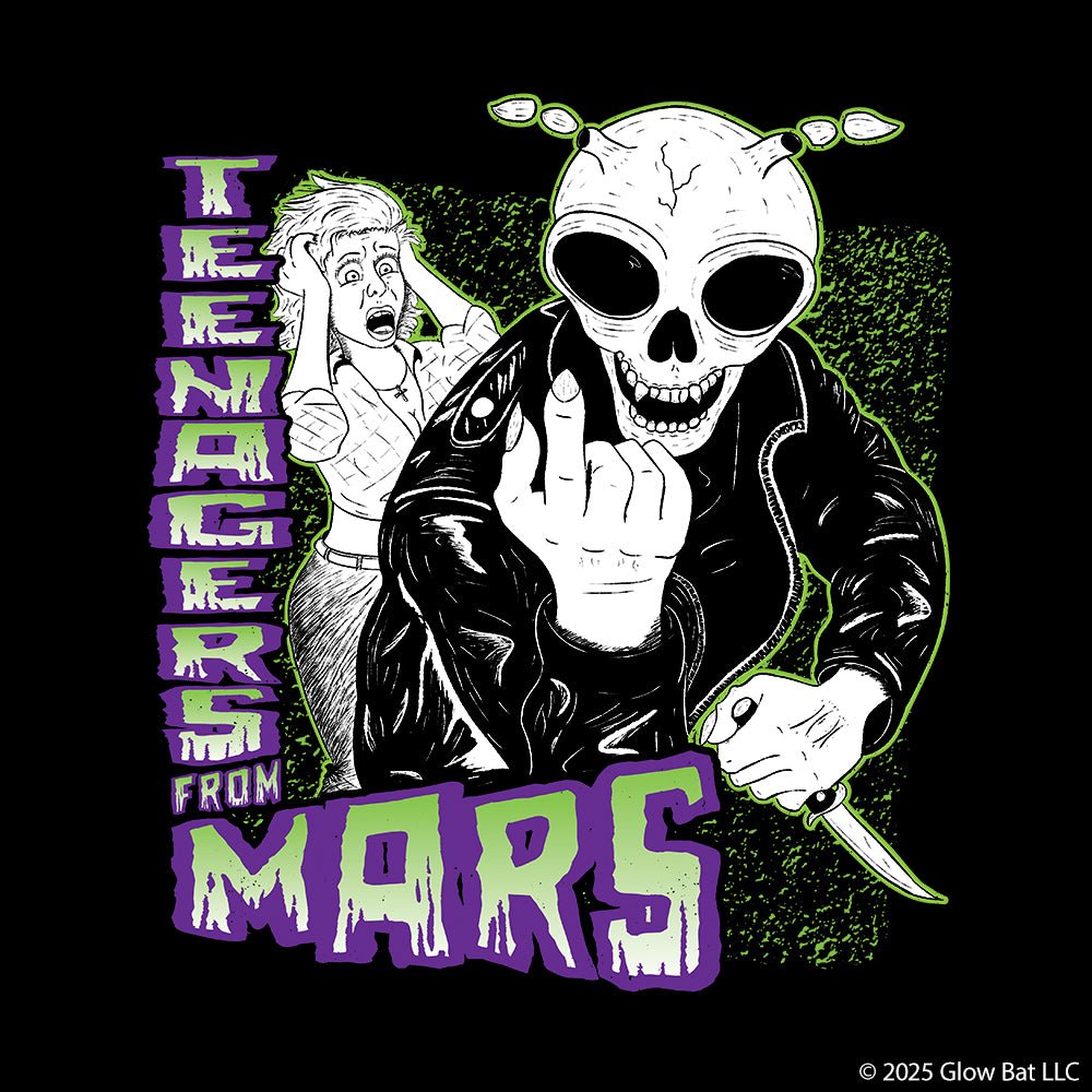 Teenagers From Mars Unisex Cotton T-Shirt - Glow Bat