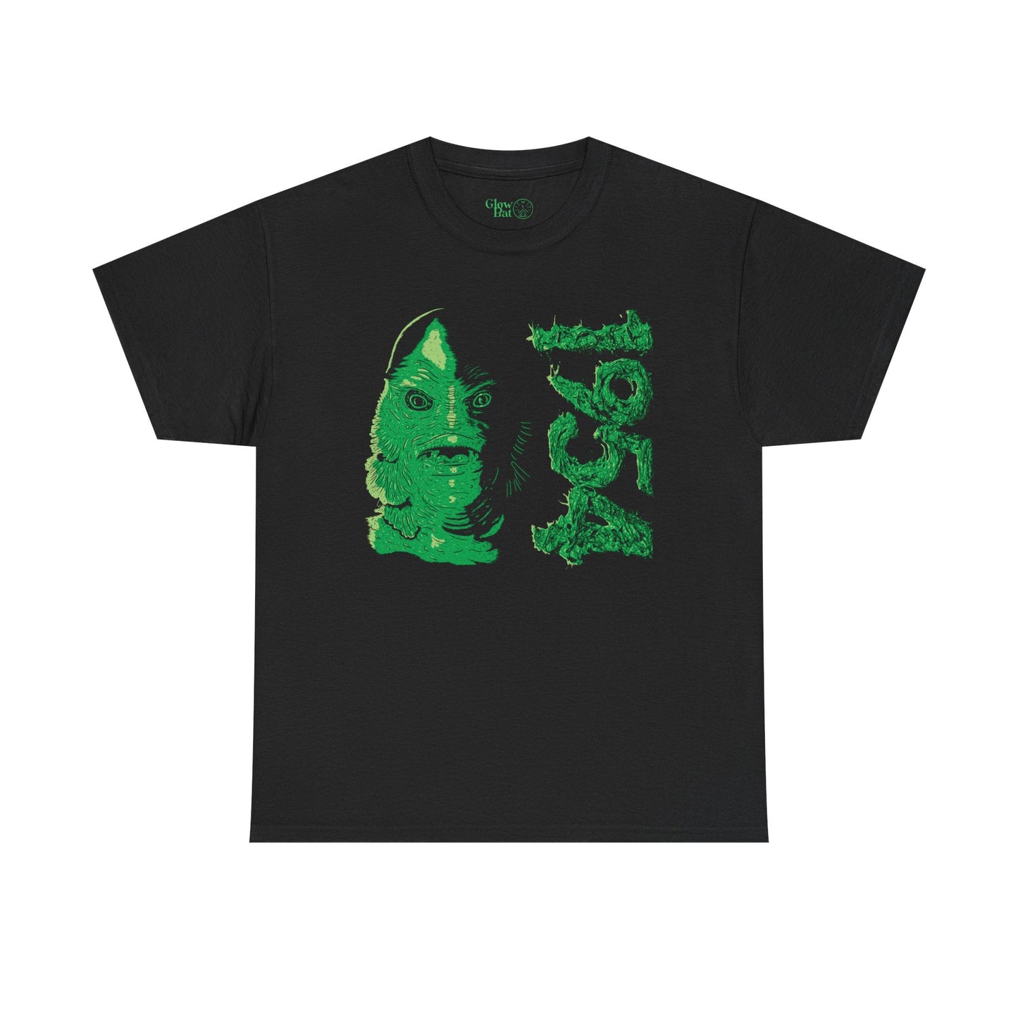 The Creature 1954 Classic Horror Movie Unisex T-Shirt - Glow Bat