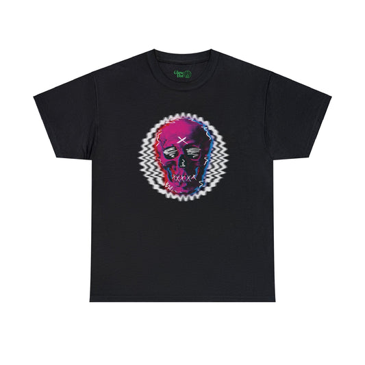 Digital Outcast Skull T-Shirt - Glow Bat