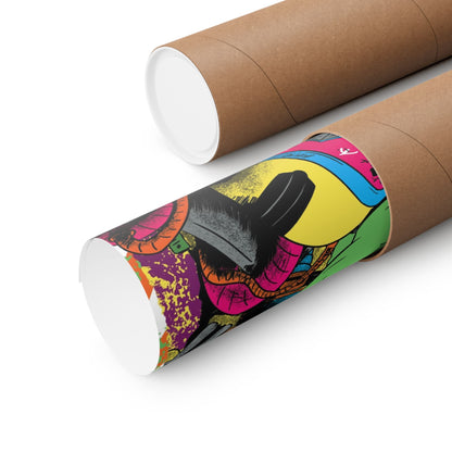 Avenging Toxic Hero 11" x 14" Matte Poster - Glow Bat