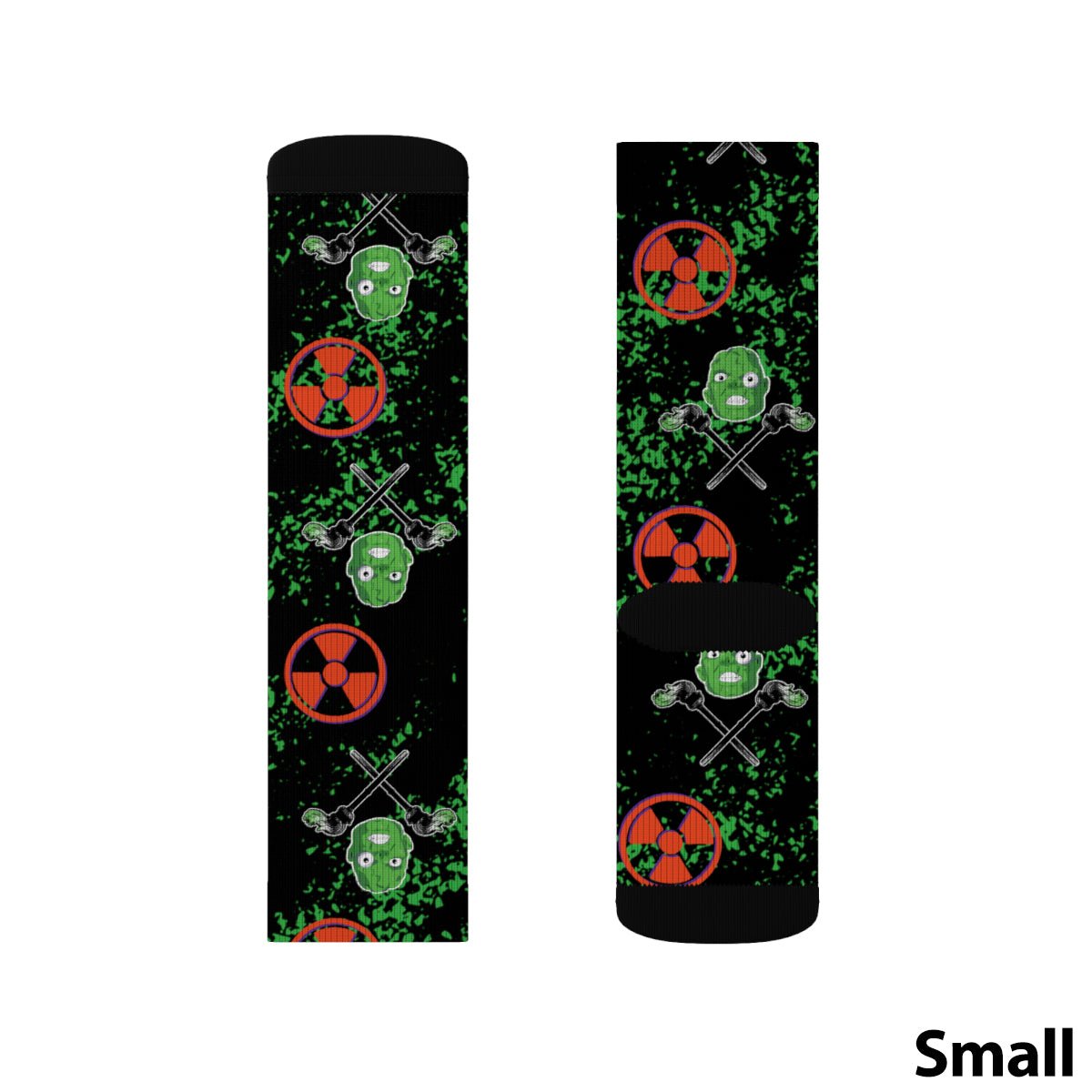 Avenging Toxic Monster Socks - Glow Bat