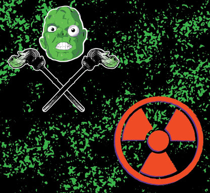 Avenging Toxic Monster Socks - Glow Bat