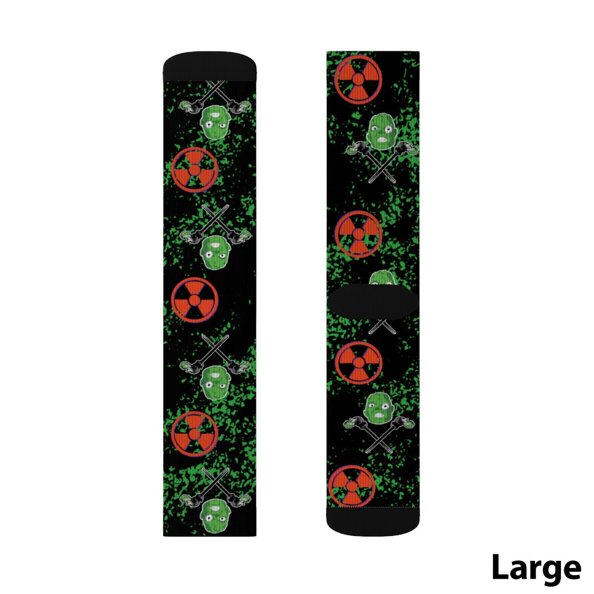Avenging Toxic Monster Socks - Glow Bat