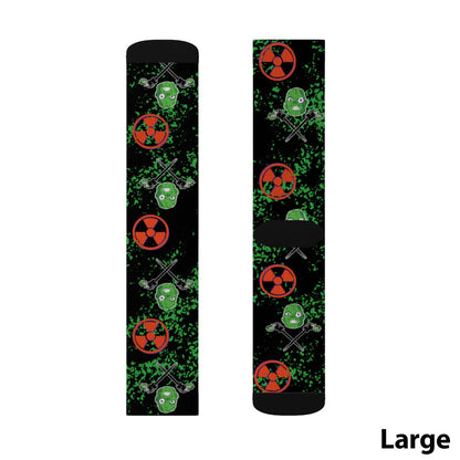 Avenging Toxic Monster Socks - Glow Bat