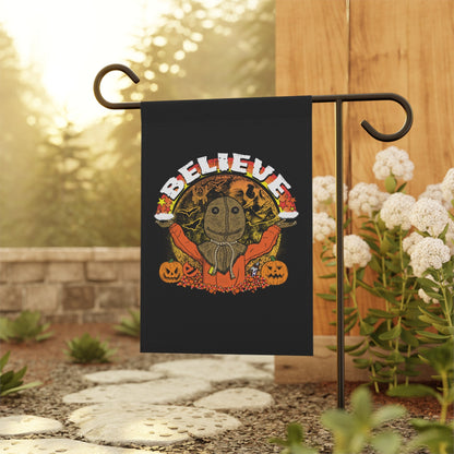 Believe in the Halloween Spirit Garden & House Banner - Glow Bat