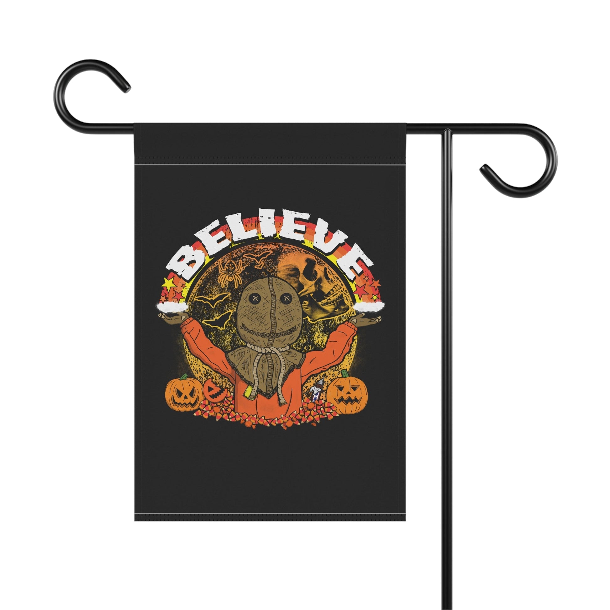 Believe in the Halloween Spirit Garden & House Banner - Glow Bat