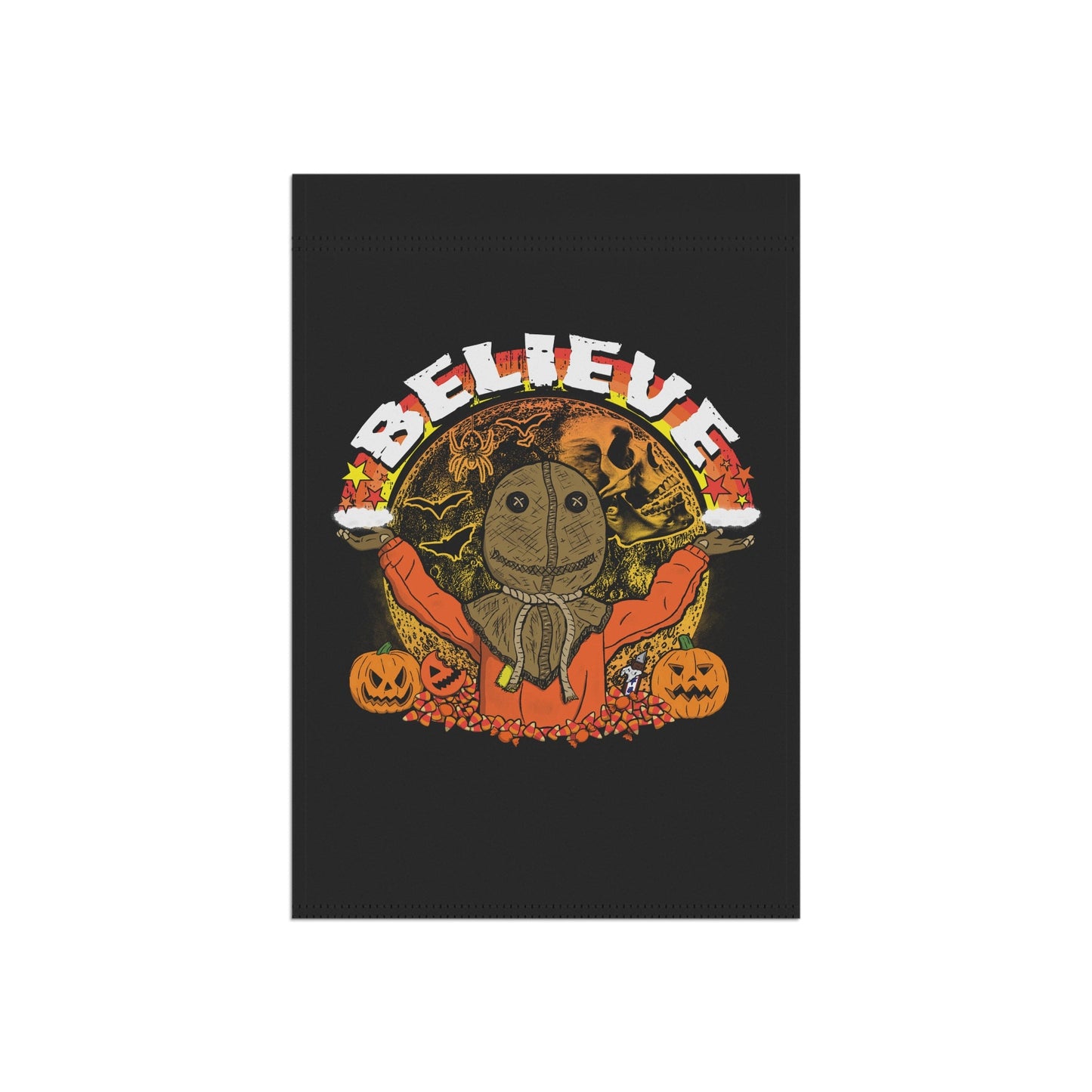 Believe in the Halloween Spirit Garden & House Banner - Glow Bat