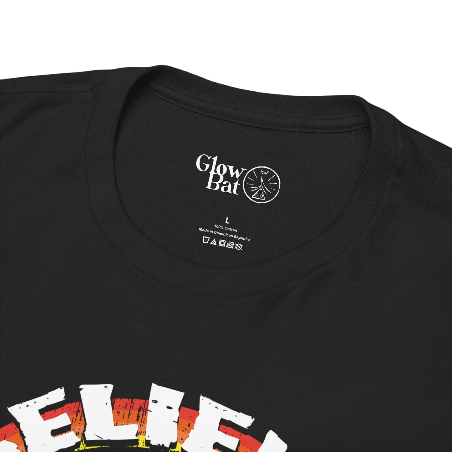 Believe in the Halloween Spirit Unisex Cotton Tee - Glow Bat