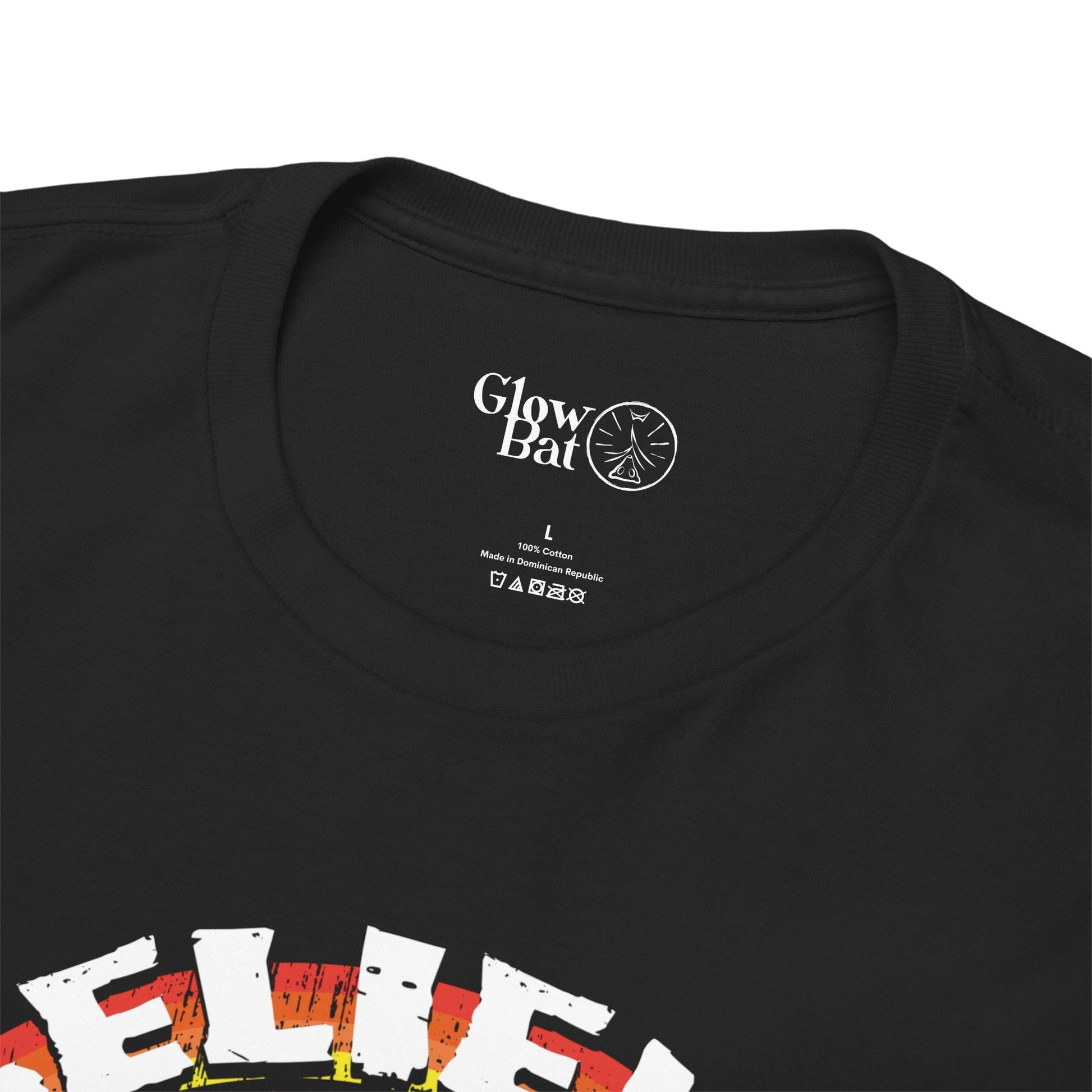 Believe in the Halloween Spirit Unisex Cotton Tee - Glow Bat