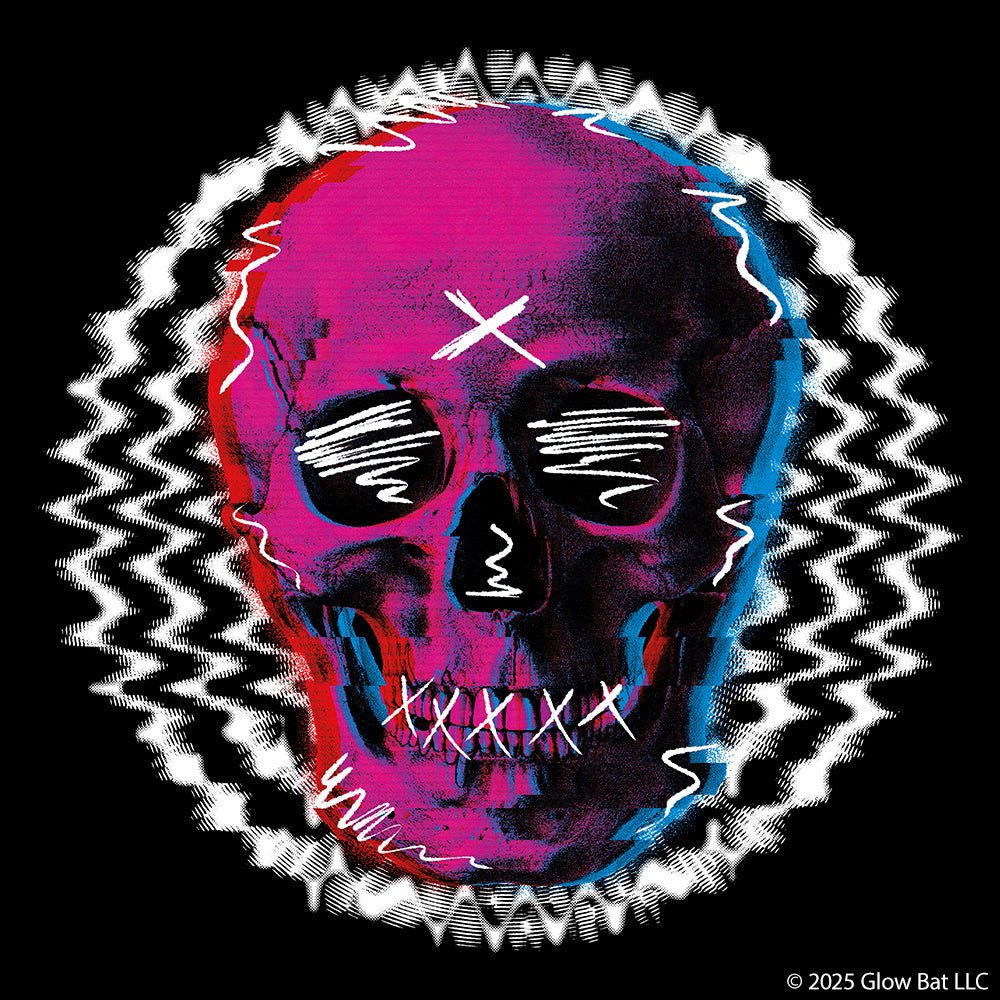 Digital Outcast Skull T-Shirt - Glow Bat