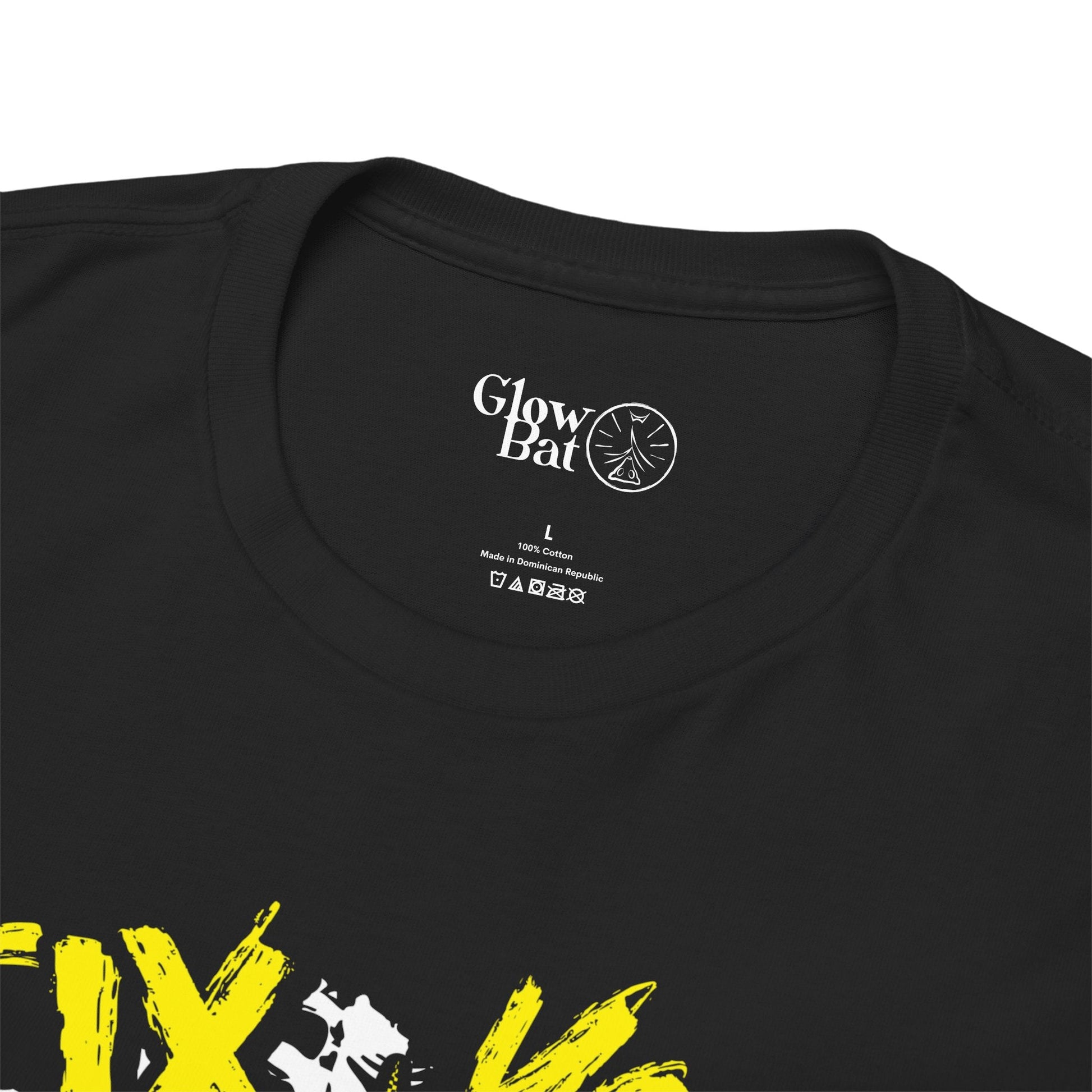 Fix Your Hearts or Die Unisex T-Shirt - Glow Bat