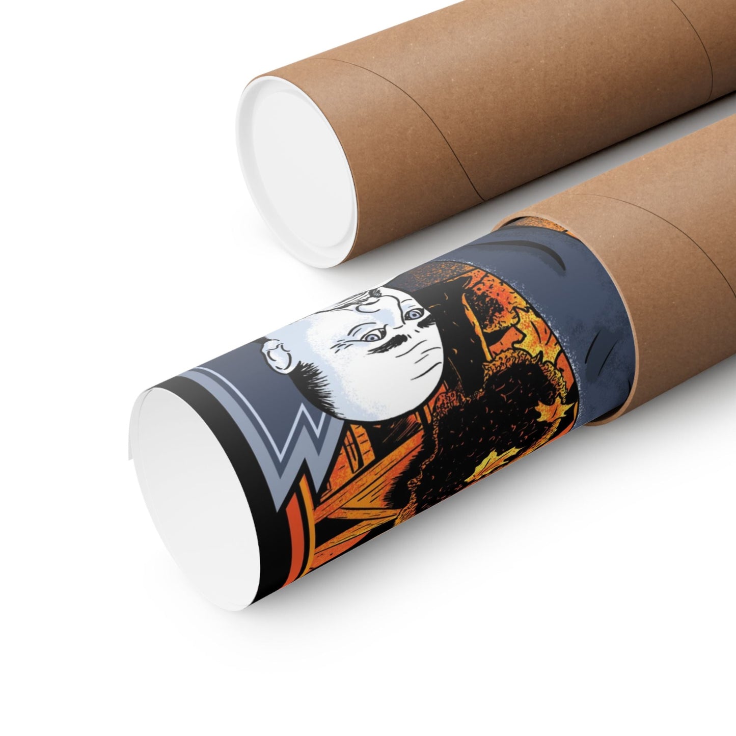 Halloween Night Slasher 11" x 14" Matte Vertical Poster - Glow Bat