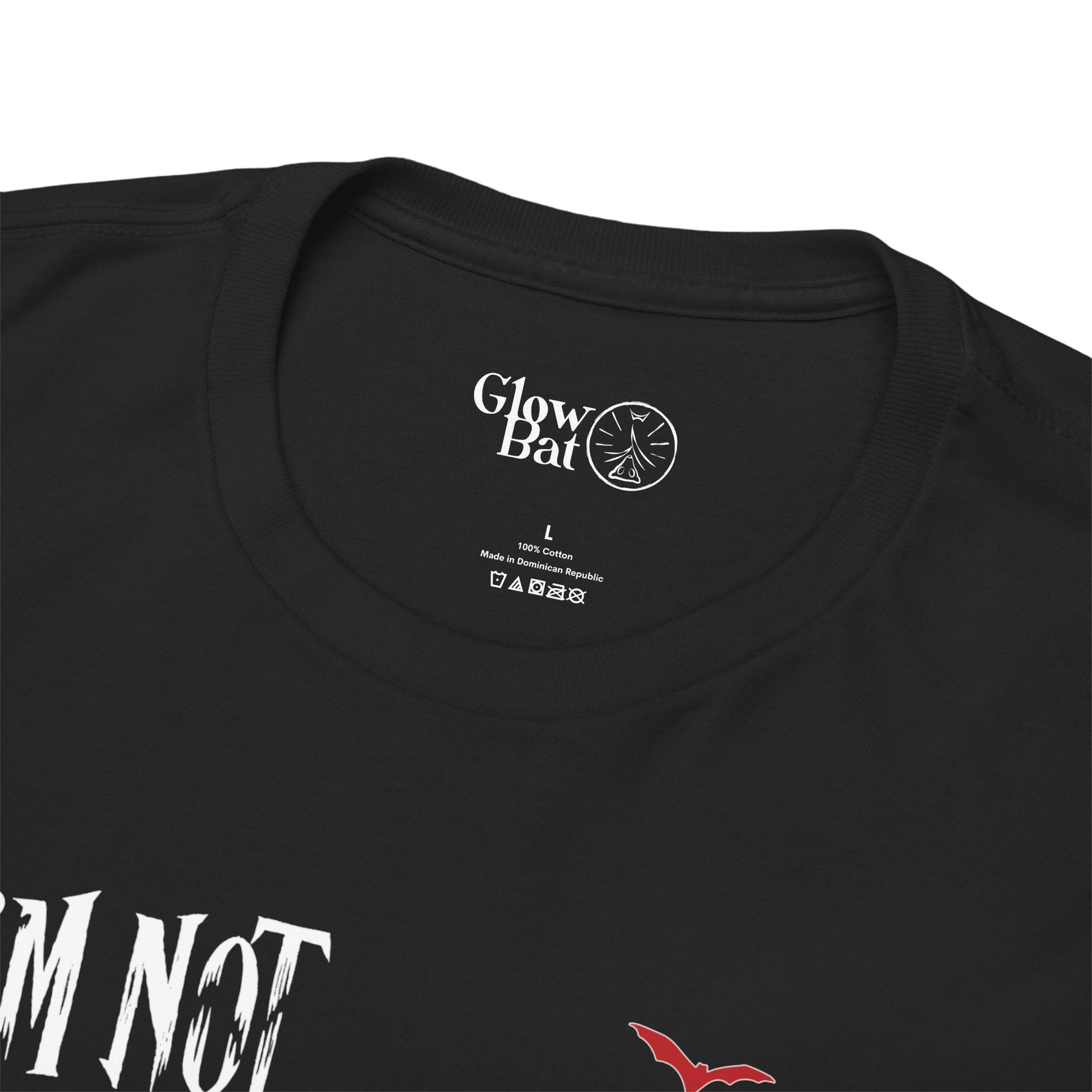 I'm Not Strange You're Just Boring Pinup Unisex T-Shirt - Glow Bat