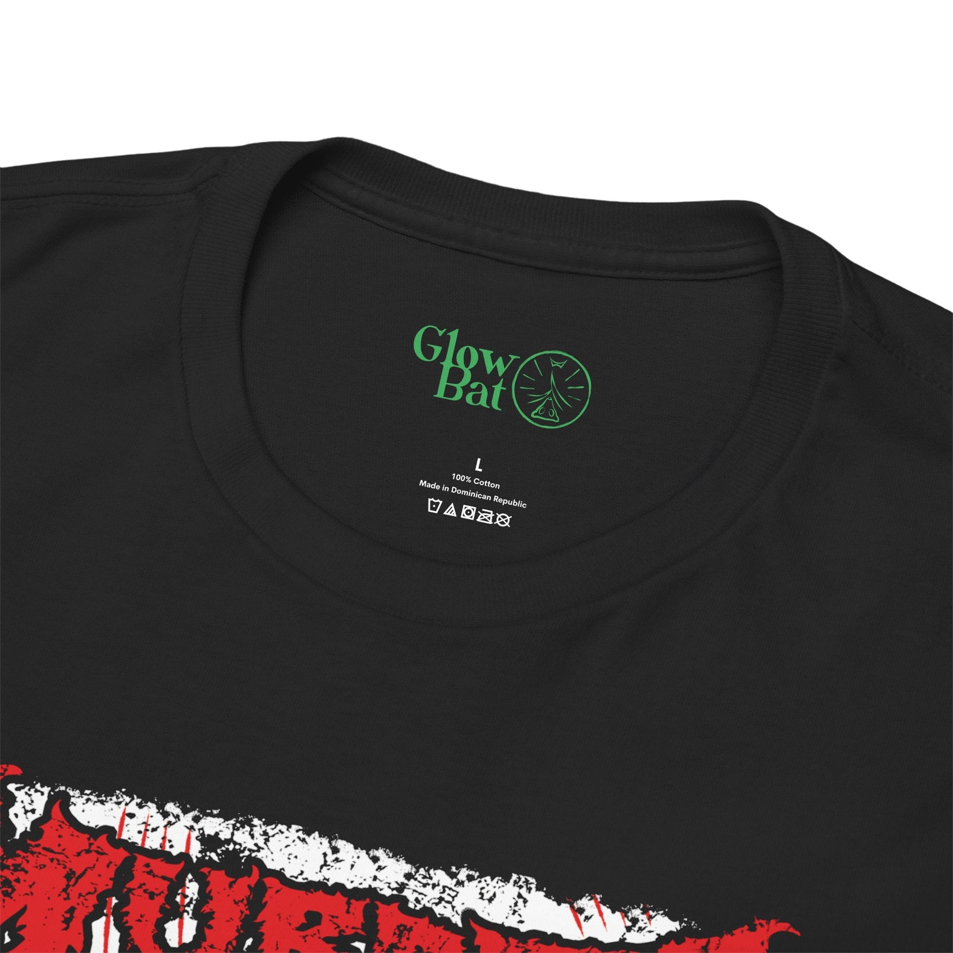 Murder Mittens Death Metal Cat Unisex T-Shirt - Glow Bat