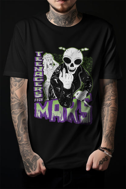 Teenagers From Mars Unisex Cotton T-Shirt - Glow Bat