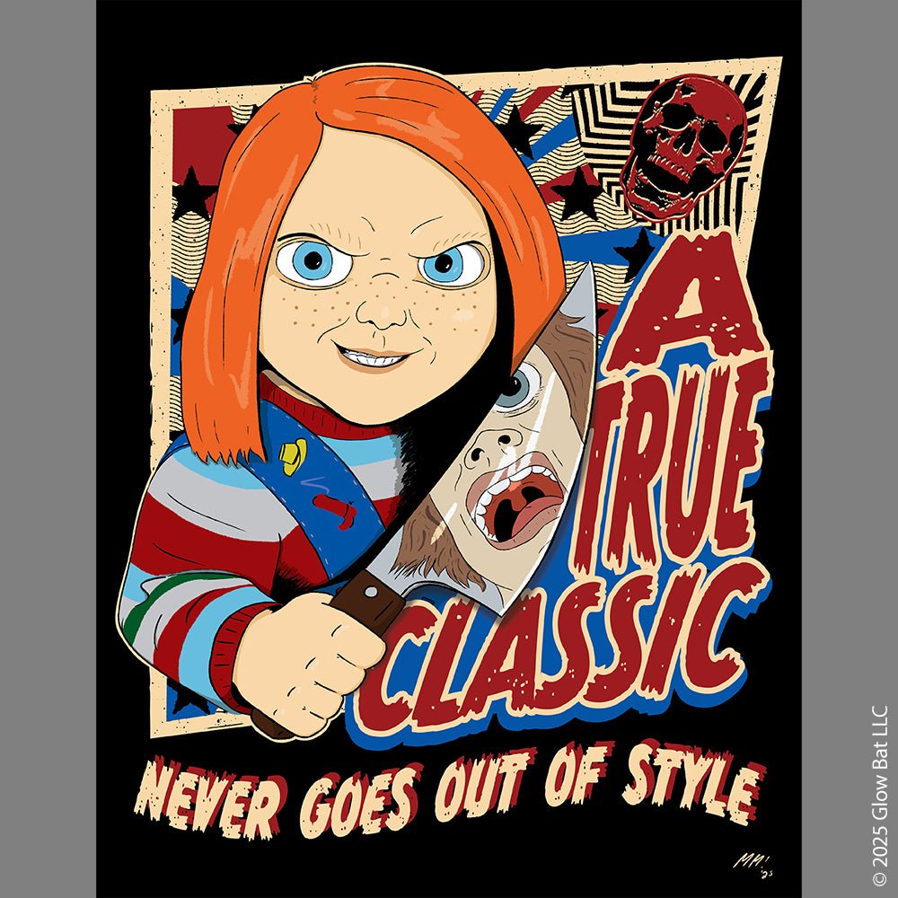 The Classic Good Guy 11" x 14" Matte Vertical Poster - Glow Bat