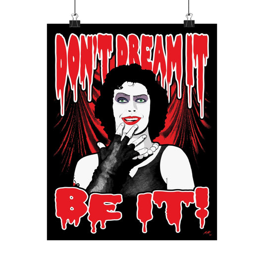 Transylvanian Motivation 11" x 14" Matte Vertical Poster - Glow Bat