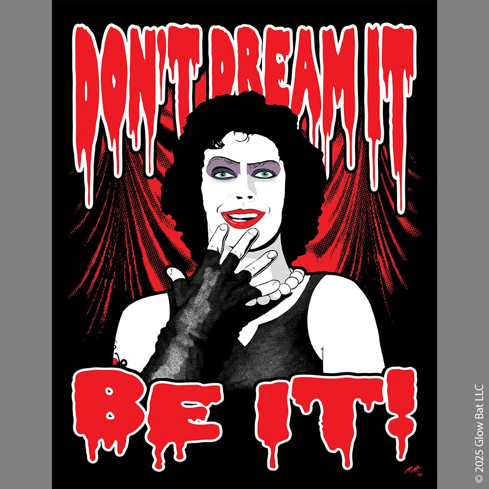 Transylvanian Motivation 11" x 14" Matte Vertical Poster - Glow Bat