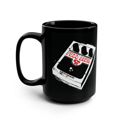15oz Fuzz Devil Big Muff Pedal Parody Mug - Glow Bat