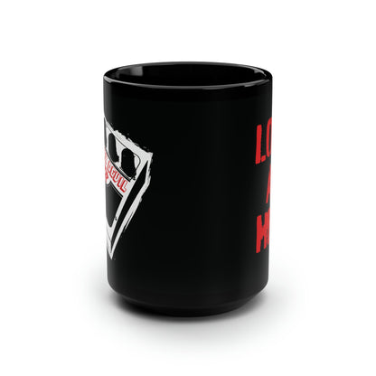 15oz Fuzz Devil Big Muff Pedal Parody Mug - Glow Bat